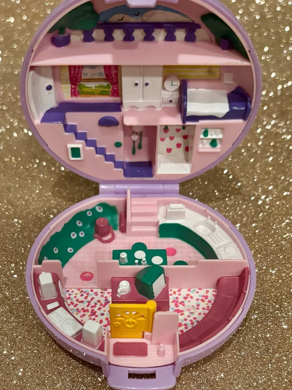 Vintage Polly Pocket Polly's StudioFlat 1989 Bluebird Toys